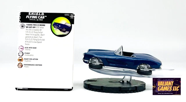 Marvel Heroclix S.H.I.E.L.D. Flying Car #G002 w/ Card Avengers Infinity Set