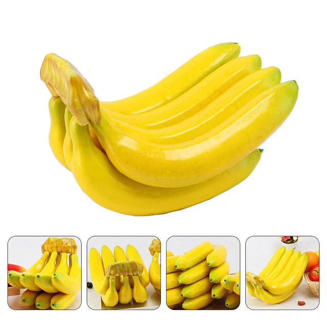 Fascio di banane modello frutto in plastica ornamenti decorazioni casa