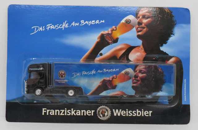 Camion Semi-remorque SCANIA 124L 420 CARLSBERG - Échelle 1/87 HO - NEUF En Boîte