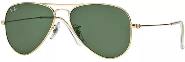 Ray-Ban Aviator Small Arista Metal Green 52 mm Sunglasses RB3044 L0207 52