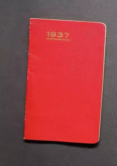 Calendarietto Francese  1937