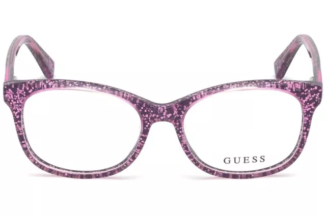 GUESS GU9181 Pink Glitter 074 Kids Plastic Optical Eyeglasses Frame 45-15-130 RX 2