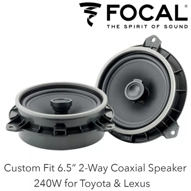 Focal IC165TOY - 6.5" Toyota GR Yaris Replacement Co-Axial Speakers 240W