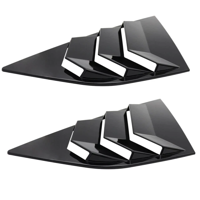 1 para ABS accessori auto tende lunotto laterale Tuyere Louvers Vent Panel