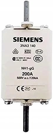 insert de fusible 200A gG NH-1 500V 3NA3140 Siemens /#5 B5X 2947