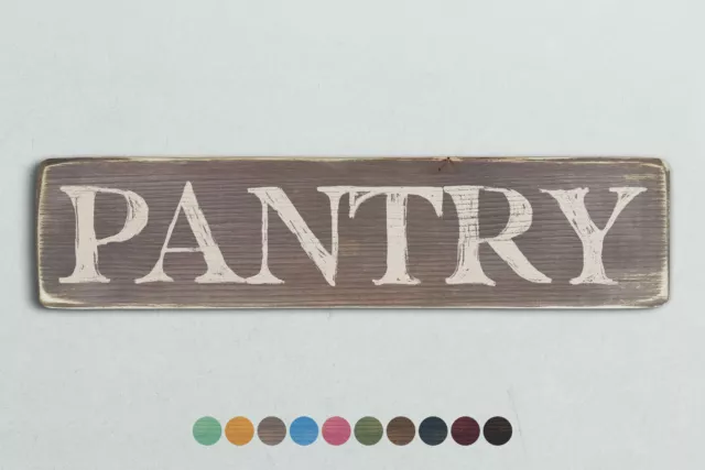 PANTRY Vintage Style Wooden Sign. Shabby Chic Retro Home Gift