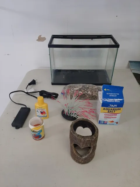Lightly used Beta fish tank and set up