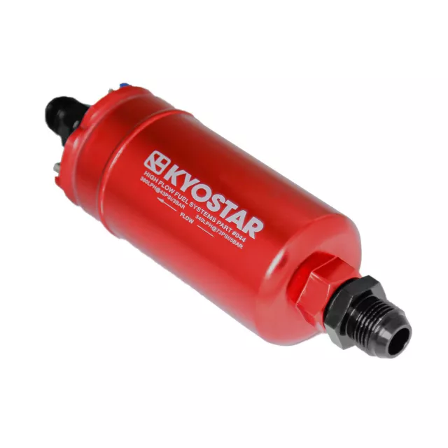 HIGH PRESSURE INLINE External Fuel Pump E85 380LPH Compatible Bosch 044 ...