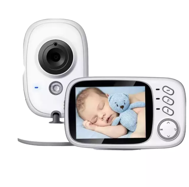 Babyphone Caméra Moniteur Bébé Caméra Surveillance Vision Nocturne Vidéo Caméra