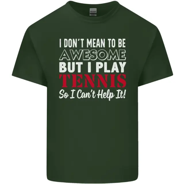 T-shirt top da uomo in cotone I Dont Mean to Be but I Play 8