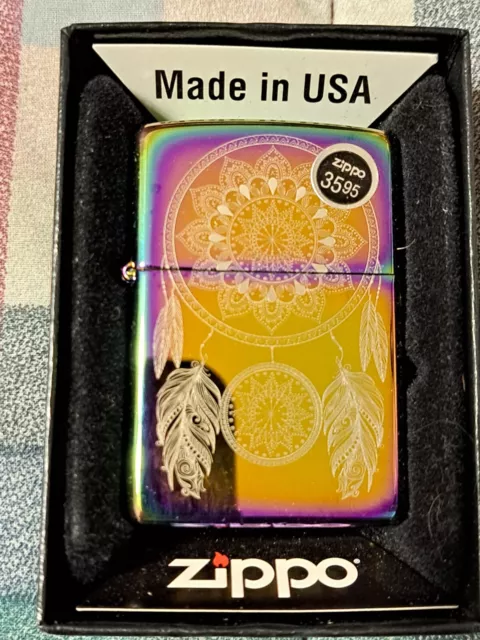 ZIPPO Dream Catcher Spectrum Finish Windproof Lighter new in Box