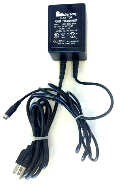 Verifone Desktop Power Transformer 02099-01g Printer 250