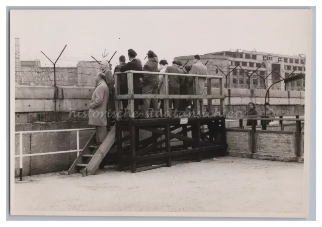 Berlin 1962 - Mauerbau Zonengrenze Sperrgebiet - Altes großes Foto 1960er