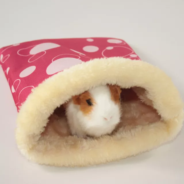 Pet Sleep Sack Mat Guinea Fleece Hideout Rats Beds Sleeping Bag Pad