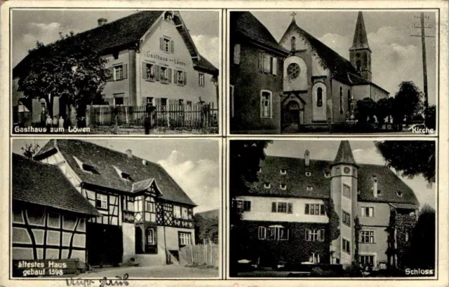 Ak Gruss Aus Rust Baden Ortenau Kreis Gasthaus Zum Löwen Bes Becherer 4Bild 1935