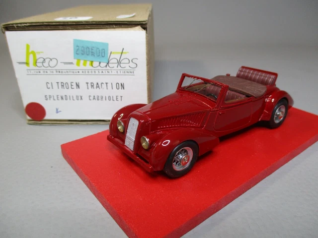 Kit résine monté Citroen Traction Splendilux Heco Modeles 1/43 | UK Kit résine monté Citroen Traction Splendilux Heco Modeles 1/43 | UK