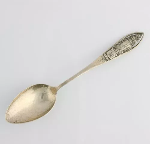 Colorado State Seal Capitol Souvenir Spoon - Sterling Silver Collectors Vintage