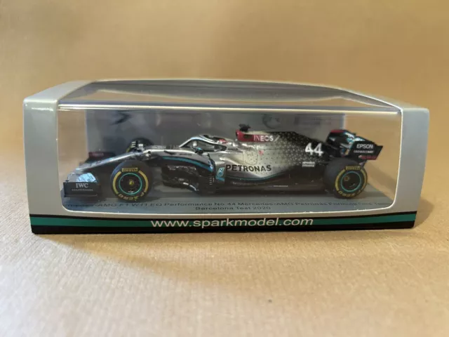 Mercedes-AMG F1 W11 Barcelona Test 2020 Lewis Hamilton Spark 1:43 S6450