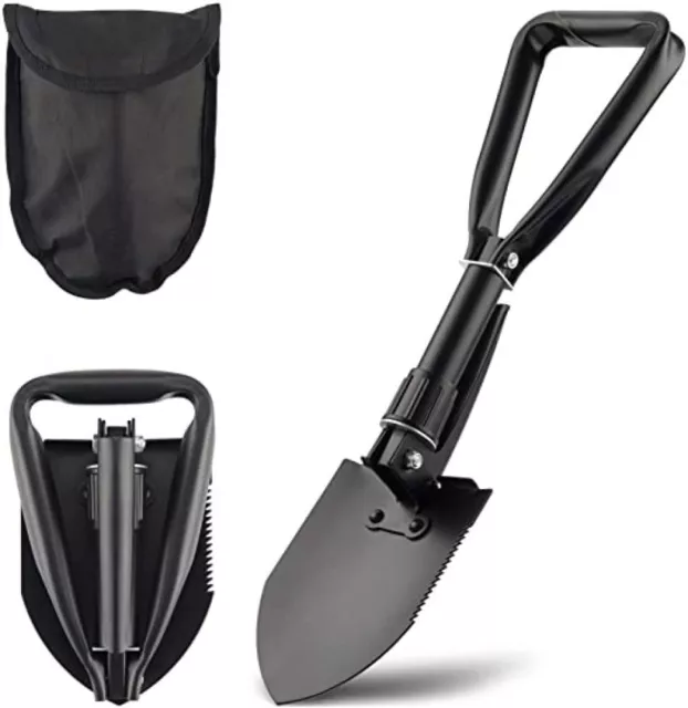 Multi-functional Military Folding Shovel Survival Spade Emergency Garden Camping 2