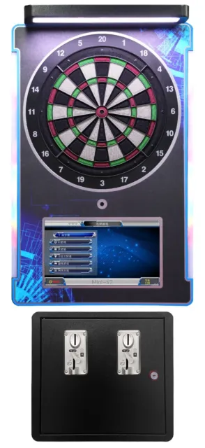 Dartautomat Yulong E-Dart Mini S7 Touchpad 18,5 Zoll mit Doppel Münzen Box