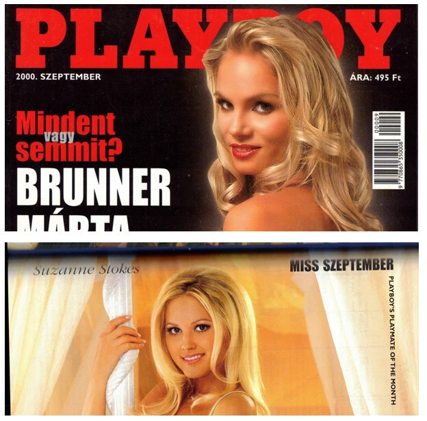 PLAYBOY - HUNGARY - Sep 2000 - Marta Brunner & Suzanne Stokes - Rare - Old £5.50 - PicClick UK