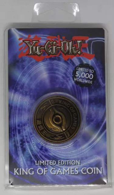 Yugioh! King Of Games Limited Edition Coin New/Sealed - Free P&P