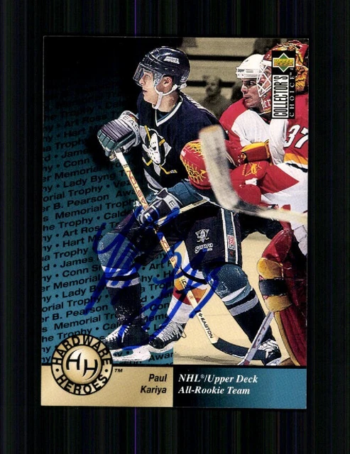 AL MACINNIS NHL USA Traiding Card Original Signiert +A