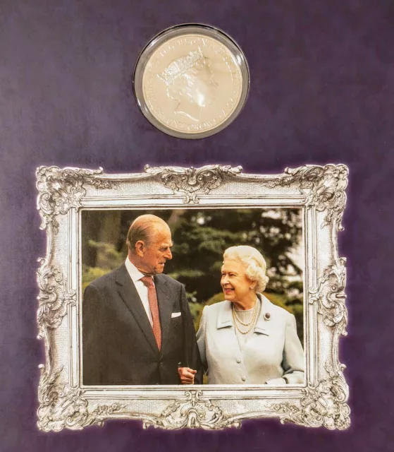 Queen Elizabeth Ii 2017 One Crown 70Th Wedding Anniversary Coin - Collection