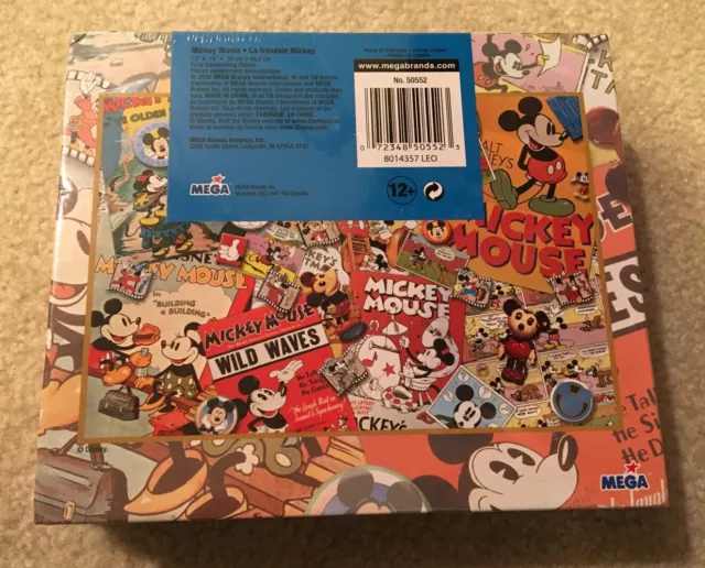 Disney Mickey Mania 500 Pcs Jigsaw Puzzle Photo Picture Frame Magical Memories 3