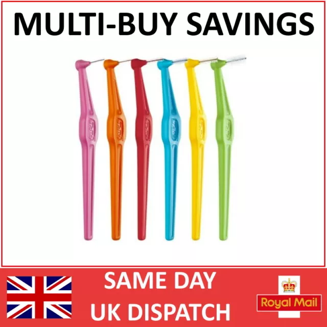 TePe Angle™ Interdental Brushes All colours/sizes (Packs of 6 or 25) Long Handle