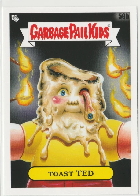 2021 Topps Garbage Pail Kids Food Fight Toast Ted 59b GPK sticker