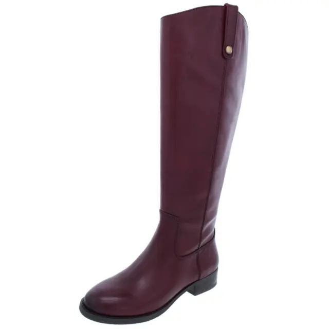 INC Womens Fawne Red Wide Calf Riding Boots Shoes 11 Medium (B,M) BHFO 1381