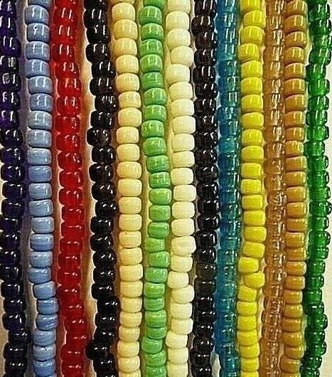 GLASS CROW BEADS 9 mm  ALL COLORS  !!  You Choose  100 per strand FREE SHIP!