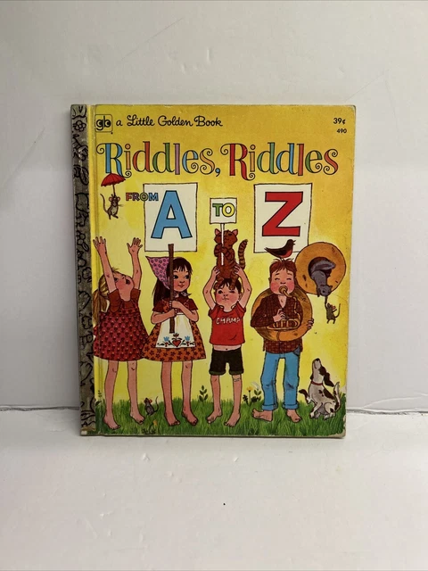 LITTLE GOLDEN BOOK Riddles, Riddles From A to Z #490 1973 $1.97 - PicClick
