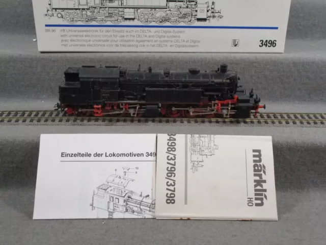 Märklin 3496 Dampflok BR 96 017 DRG [H0, AC, Delta] in OVP