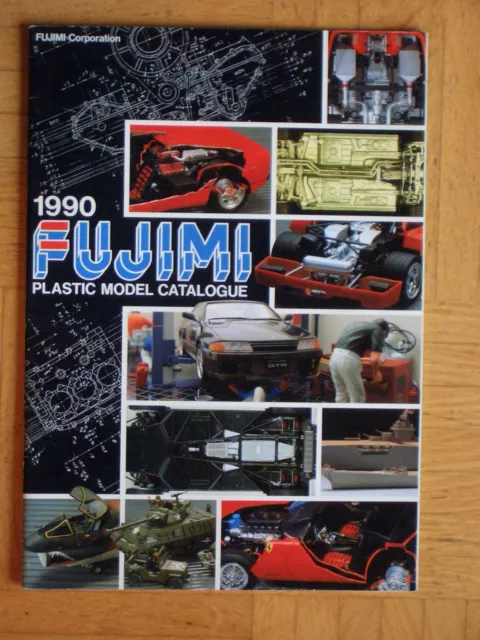 Fujimi Modell Bausätze Katalog 1990 Modellbau, Schiffe, Panzer, Militär, Autos