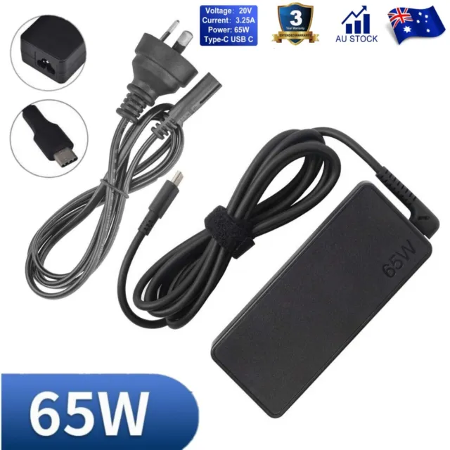 USB-C Type-C 65W Adapter Laptop Charger Power For Lenovo ThinkPad Acer Dell HP