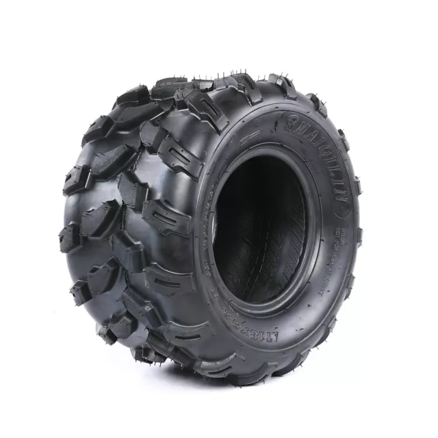 2 Pack 18x9.5-8 18x9.50-8 Tyre Tubeless 4PLY ATV Quad Bike Go Kart Ride on Mower 3