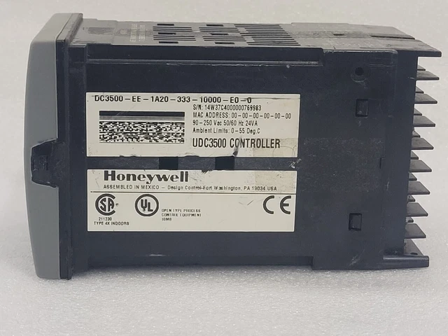 HONEYWELL DC3500-EE-1A20-333-10000-E0-0 UDC3500 CONTROLLER £1,583.61 ...