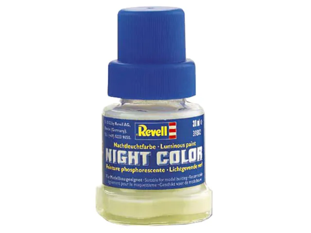 Revell Night Color, Nachtleuchtfarbe 30 ml 39802 Leuchtfarbe Modellbau Zubehör