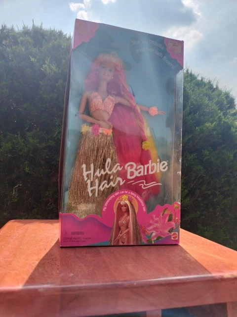 Vintage Hula Hair Barbie Doll 1996 Mattel Hawaii Sealed Box Original Package Vintage Hula Hair Barbie Doll 1996 Mattel Hawaii Sealed Box Original Package