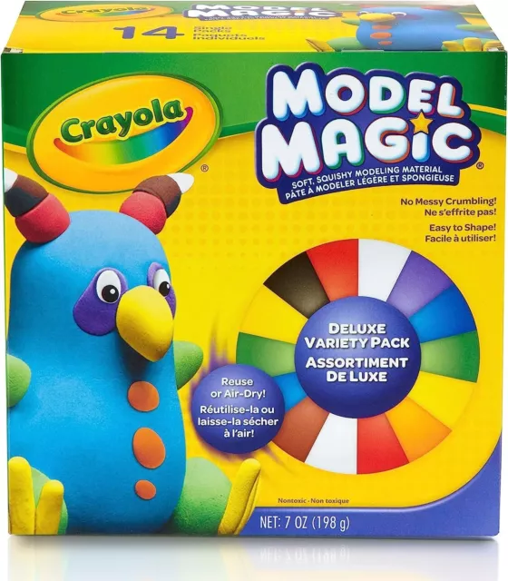 Crayola Model Magic, Neon Red, Modeling Clay Alternative, Art