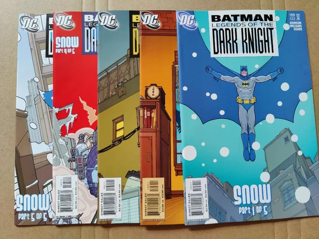 BATMAN  LEGENDS OF THE DARK KNIGHT 192-196 MR. FREEZE 2006  VF to VF/NM