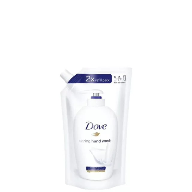 7,16 €/L- 10x Dove Jabón de Mano Paquete de Recarga Cuidado Lavado de Manos-Original-500ml