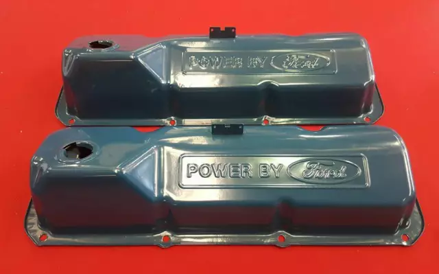 Power By Ford Rocker Valve Cover Pair Suit Cleveland Xw Xy Early Xa 302 351 393