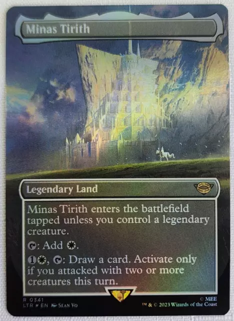 Minas Tirith M/NM Magic: The Gathering MTG The Lord Of The Rings