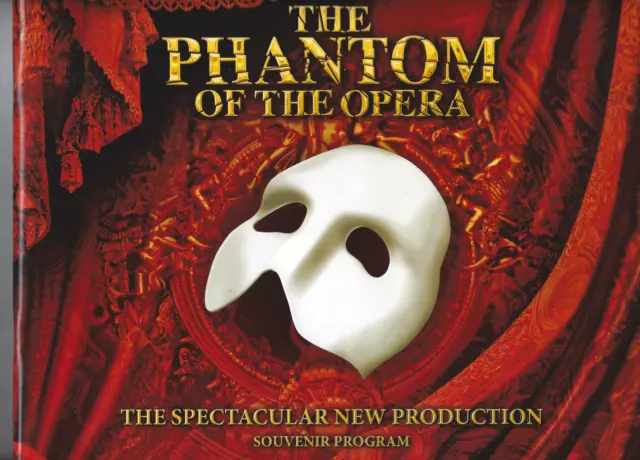 The Phantom Of The Opera Spectacular New Production Souvenir Program 2013 + Cast