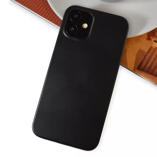 Ultra Thin [0.1mm] iPhone 12 Mini, Pro & Max Case | Matte Slim Hard Light Cover