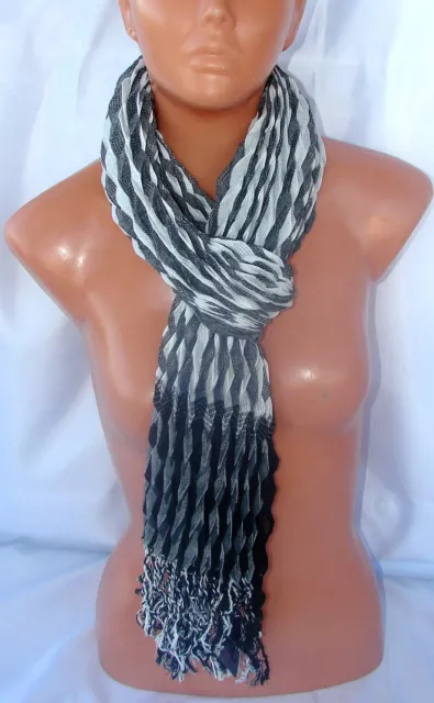 Negro Pashmina Bufanda Pañuelo Colección 2016 Hombre, Mujer, Bufanda Doble Color