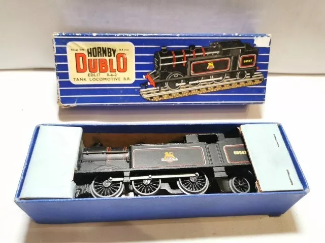 Hornby dublo 3 rail EDL17 tank locomotive 69567 - BOXED